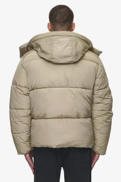 Pegador Jackets|Marten Crushed Puffer Jacket Beige