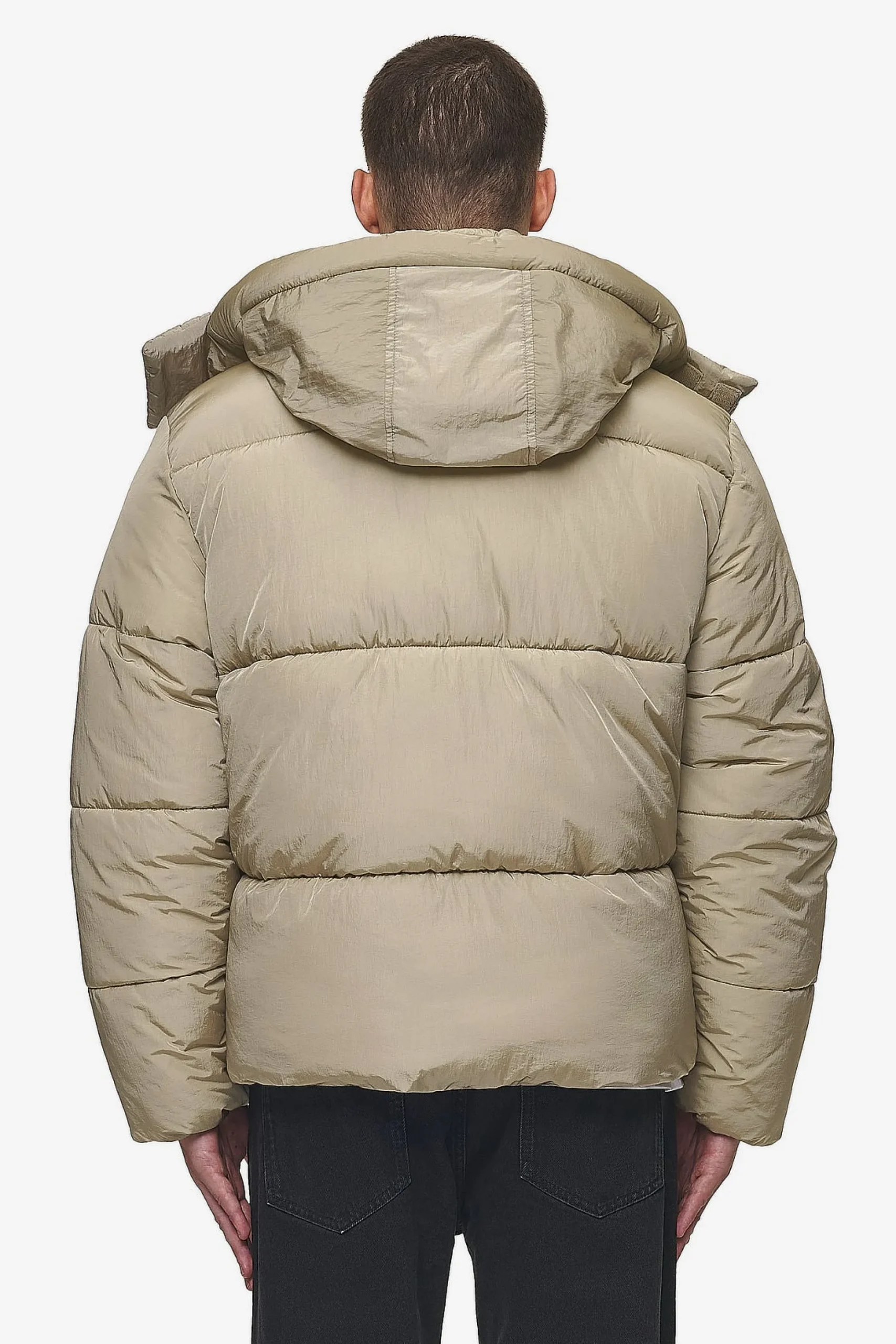 Pegador Jackets|Marten Crushed Puffer Jacket Beige