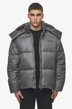 Pegador Jackets|Marten Vintage Puffer Jacket Anthracite