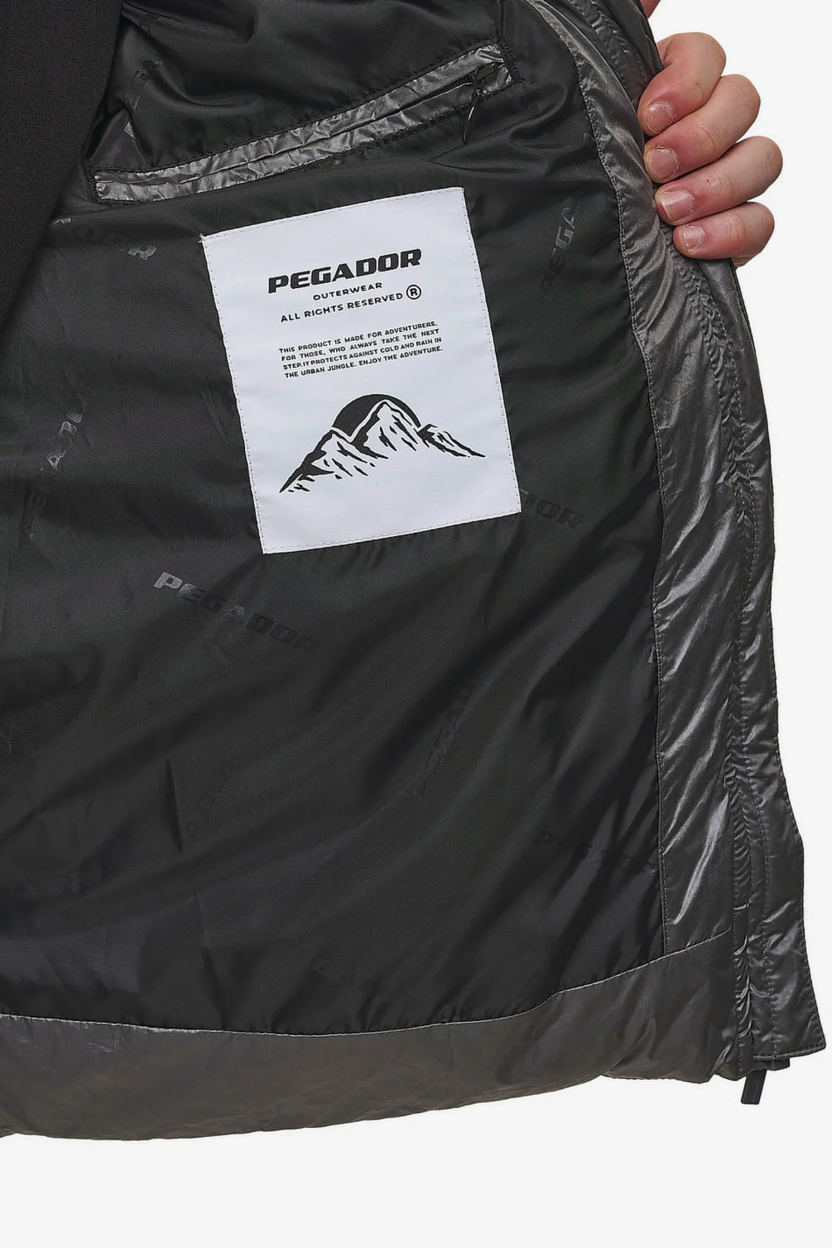 Pegador Jackets|Marten Vintage Puffer Jacket Anthracite