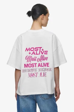 Pegador Tees|Mei Heavy Oversized Tee White