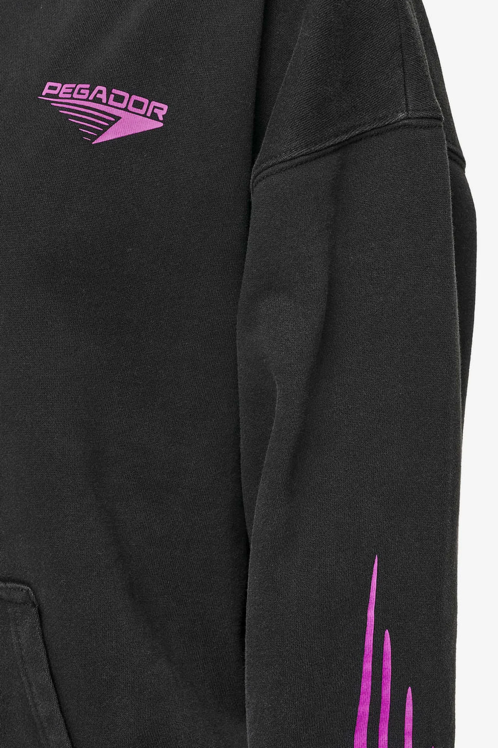 Pegador Hoodies|Mei Oversized Hoodie Vintage Black