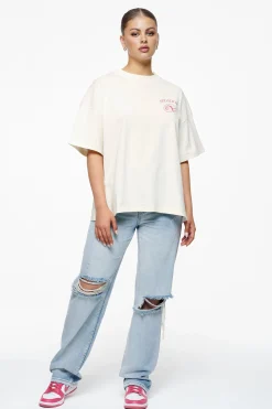 Pegador Tees|Metra Heavy Oversized Tee Vintage Washed Unbleached