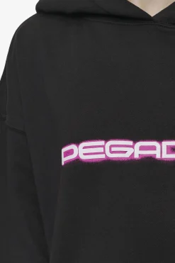 Pegador Hoodies|Mila Oversized Hoodie Washed Black