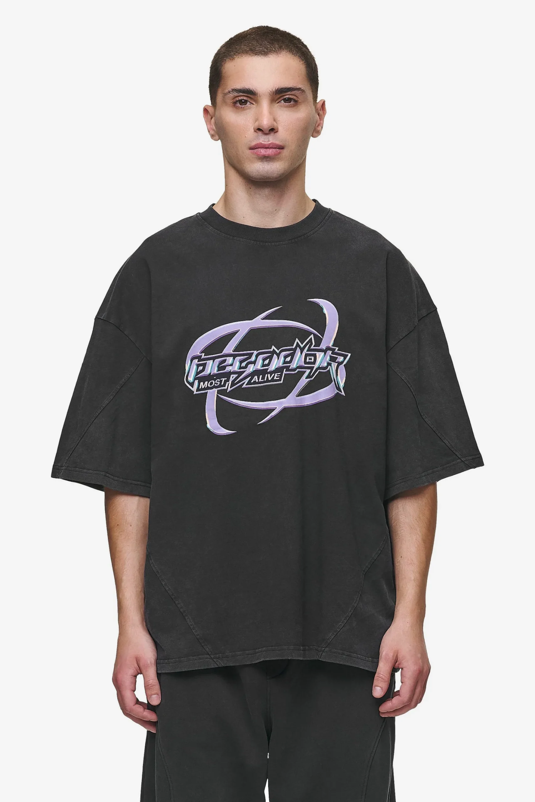 Pegador Tees|Mill Boxy Tee Vintage Black