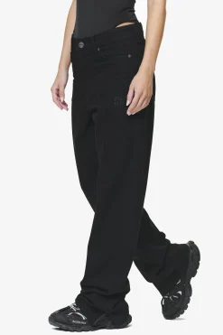 Pegador Jeans|Moi Wide Jeans Black