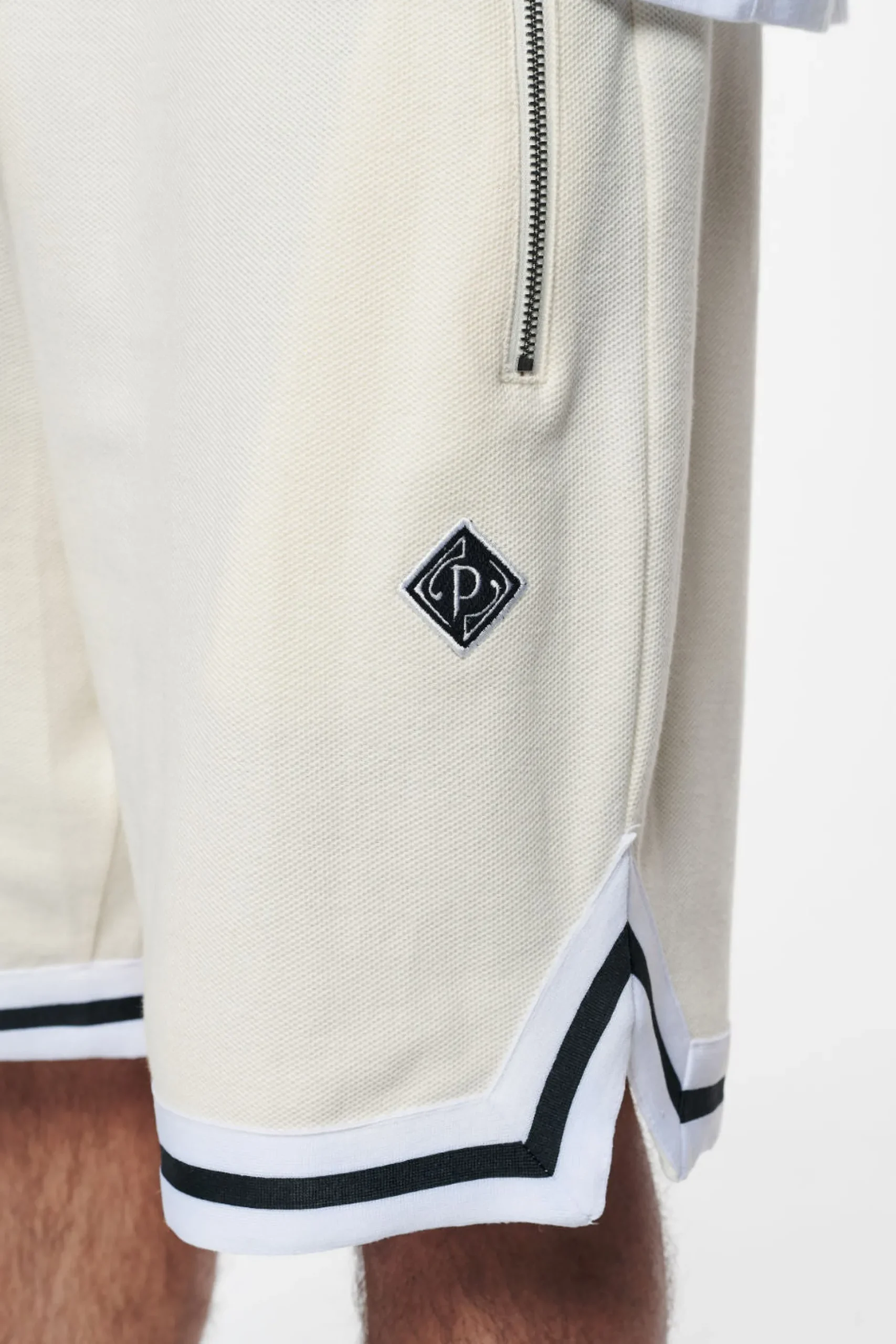 Pegador Shorts|Moir Pique Shorts Unbleached
