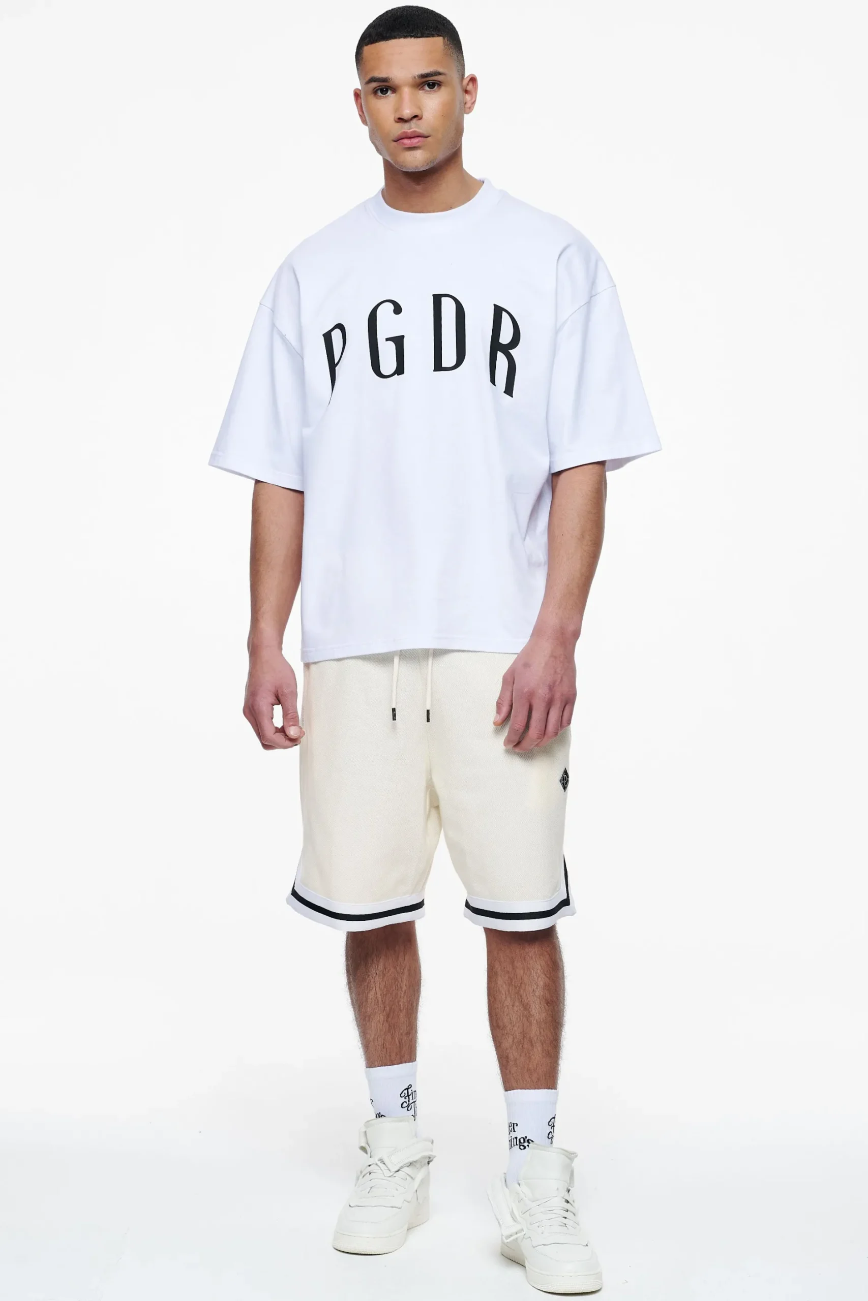 Pegador Shorts|Moir Pique Shorts Unbleached
