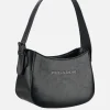 Pegador Bags|Bags|Mona Logo Faux Leather Handbag Black