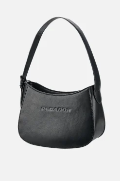Pegador Bags|Bags|Mona Logo Faux Leather Handbag Black