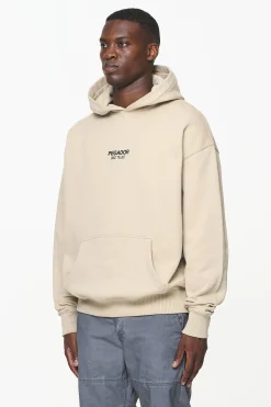 Pegador Hoodies|Mouncy Oversized Hoodie Vintage Washed Kingdom Beige