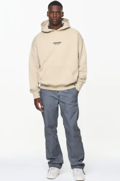 Pegador Hoodies|Mouncy Oversized Hoodie Vintage Washed Kingdom Beige