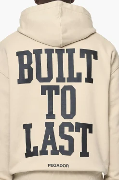 Pegador Hoodies|Mouncy Oversized Hoodie Vintage Washed Kingdom Beige