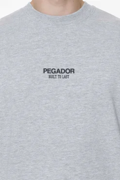 Pegador Tees|Mouncy Oversized Tee Grey Melange