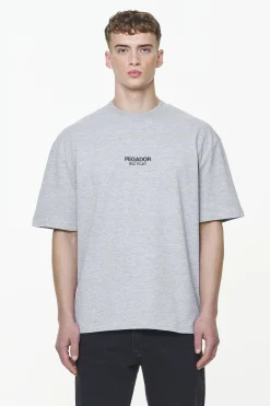 Pegador Tees|Mouncy Oversized Tee Grey Melange