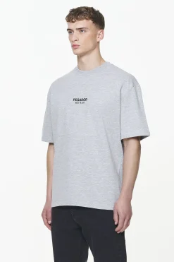 Pegador Tees|Mouncy Oversized Tee Grey Melange