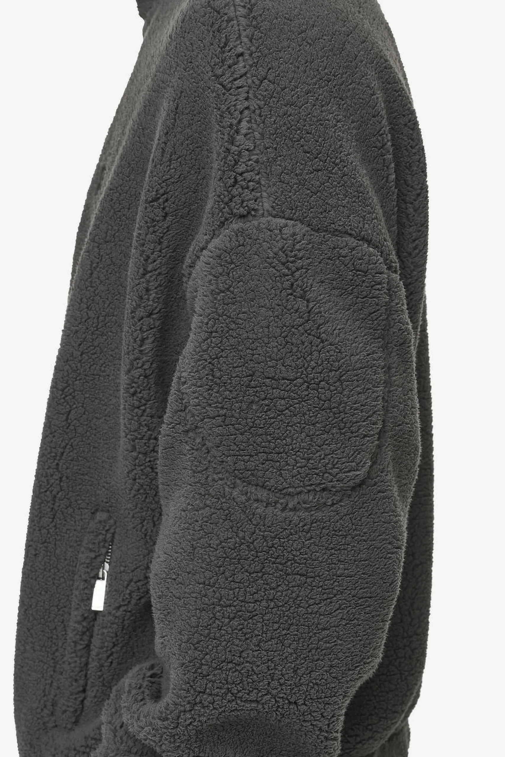 Pegador Sweaters|Munoz Teddy Half Zip Sweater Anthracite