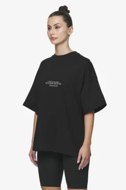 Pegador Tees|Naia Heavy Oversized Tee Black
