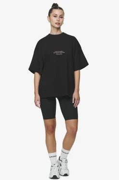 Pegador Tees|Naia Heavy Oversized Tee Black