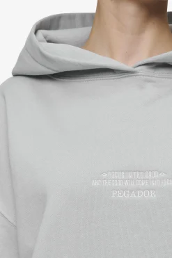Pegador Hoodies|Naia Oversized Hoodie Washed Sky Grey
