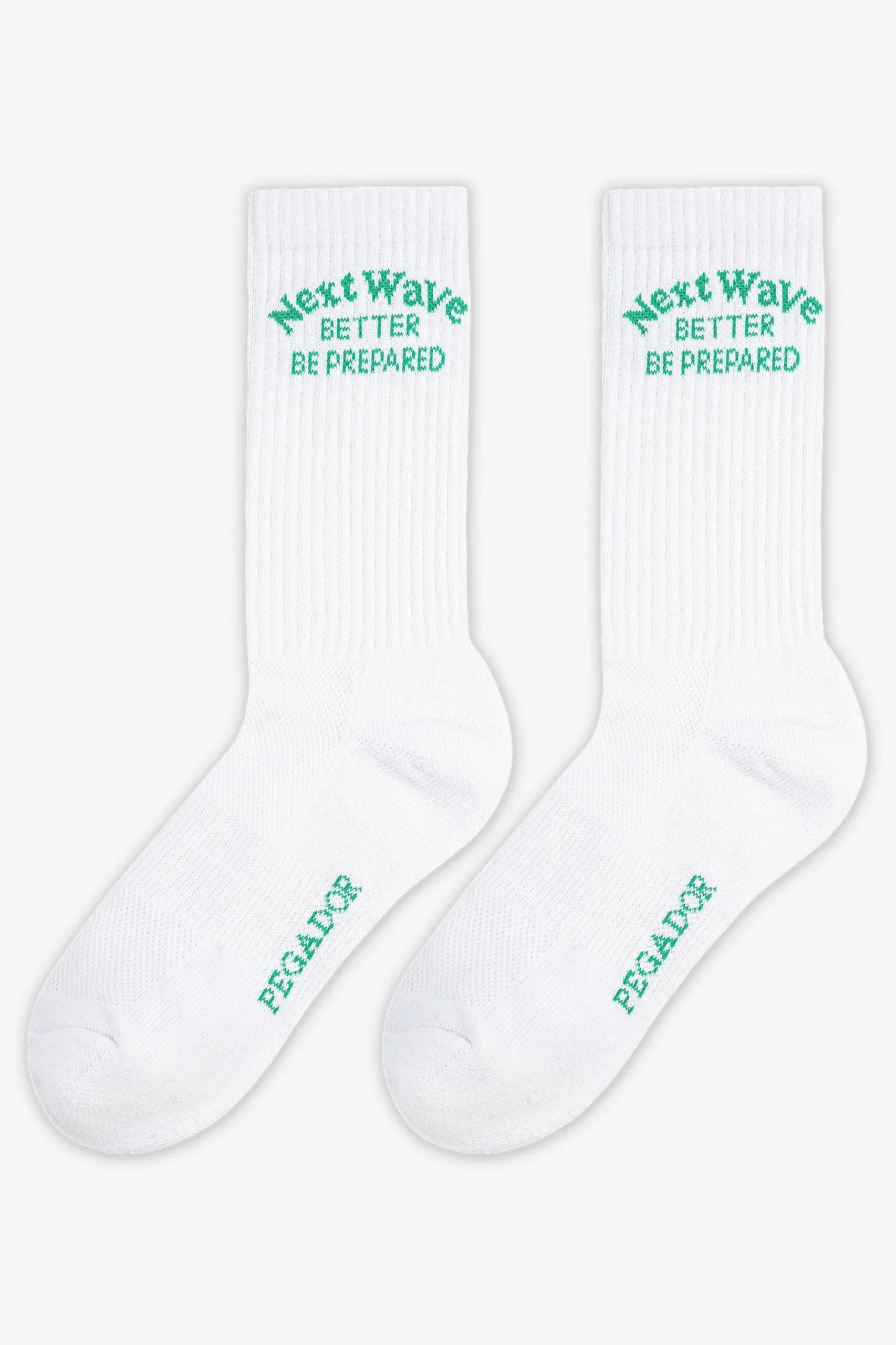 Pegador Socks|Socks|Naia Socks White Peppermint Green