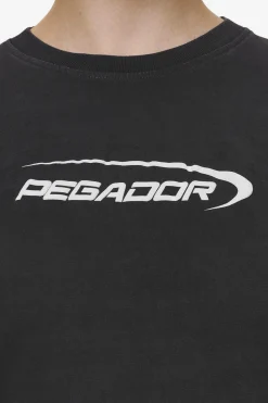 Pegador Tees|Naomi Baby Tee Washed Black