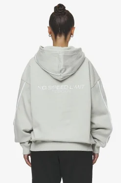 Pegador Hoodies|Naomi Oversized Hoodie Washed Moon Grey