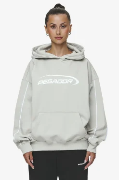 Pegador Hoodies|Naomi Oversized Hoodie Washed Moon Grey
