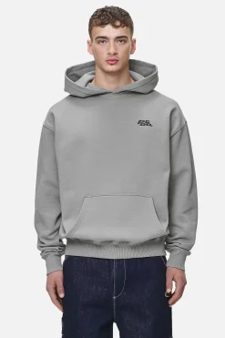 Pegador Hoodies|Narson Oversized Hoodie Washed Cool Grey