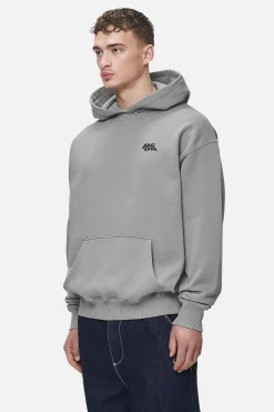 Pegador Hoodies|Narson Oversized Hoodie Washed Cool Grey