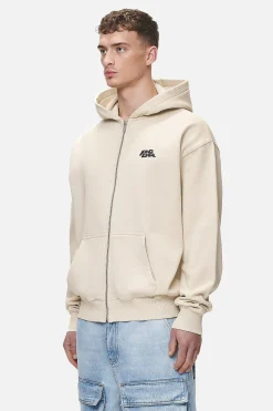Pegador Hoodies|Zip Hoodies|Narson Oversized Sweat Jacket Washed Desert Sand
