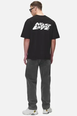 Pegador Tees|Narson Oversized Tee Washed Black