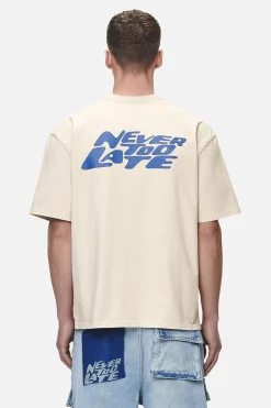 Pegador Tees|Narson Oversized Tee Washed Desert Sand