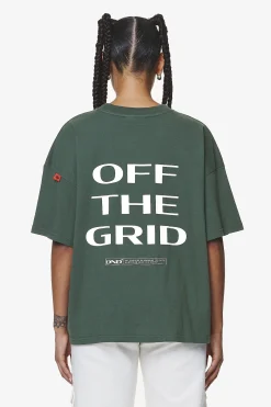 Pegador Tees|Navisk Heavy Oversized Tee Washed Sage Green