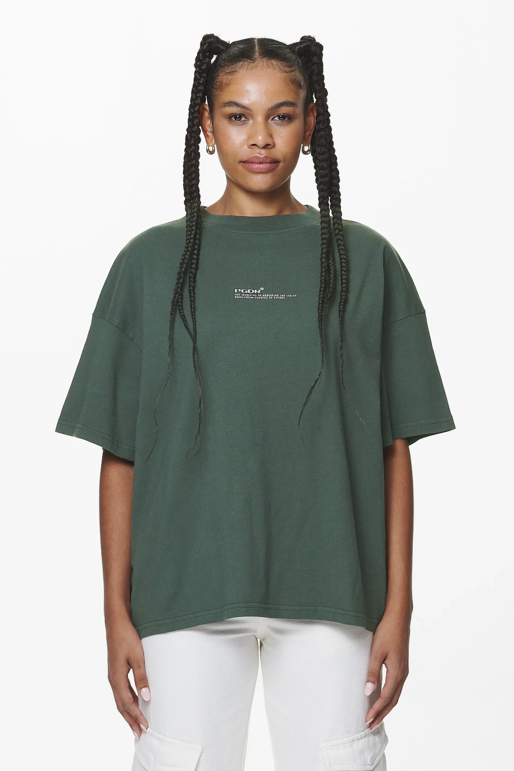 Pegador Tees|Navisk Heavy Oversized Tee Washed Sage Green