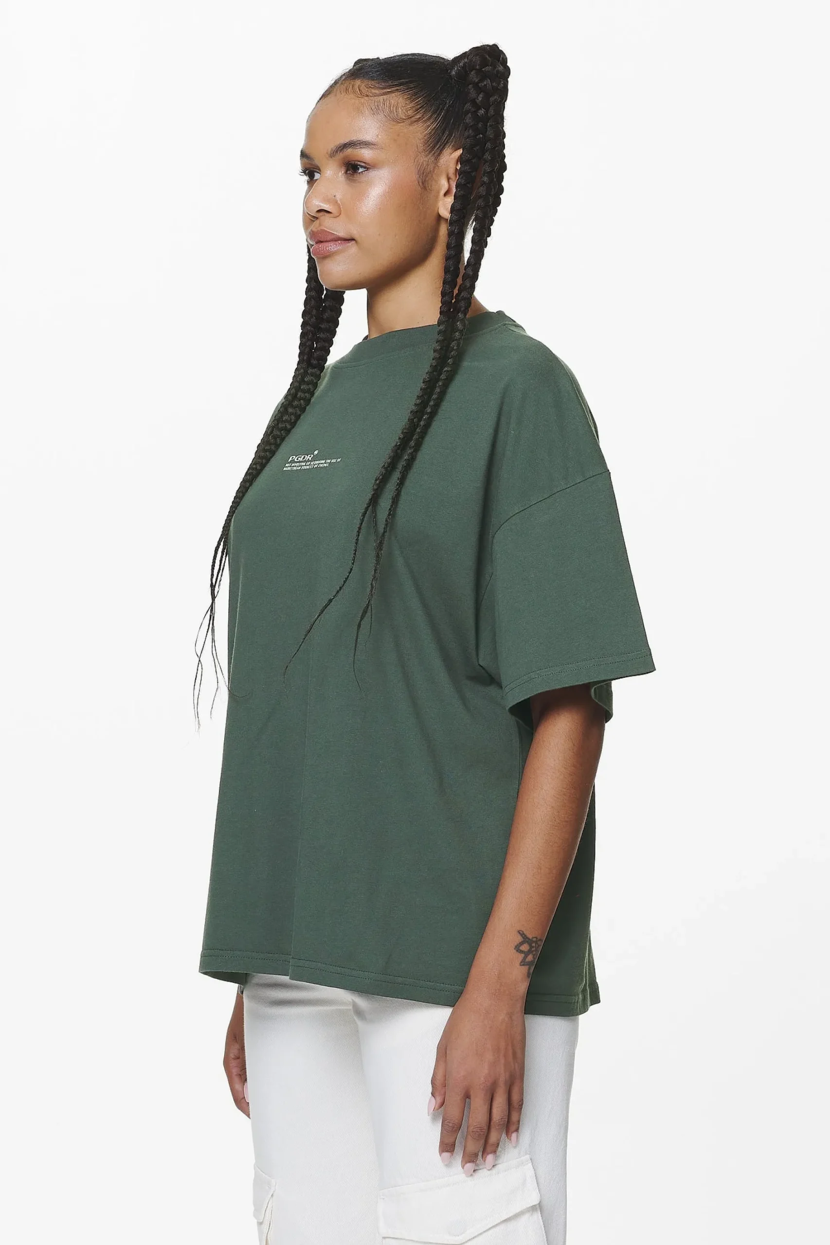 Pegador Tees|Navisk Heavy Oversized Tee Washed Sage Green