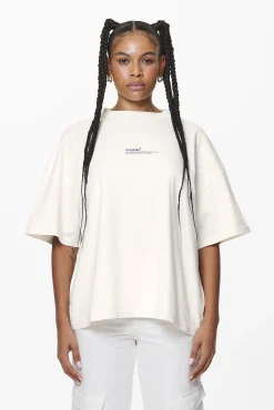 Pegador Tees|Navisk Heavy Oversized Tee Washed Salty Cream