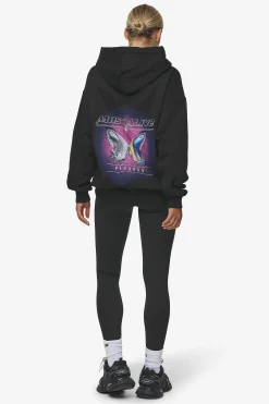 Pegador Hoodies|Nena Oversized Hoodie Washed Black