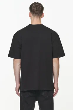 Pegador Tees|Nether Oversized Tee Vintage Washed Onyx Black