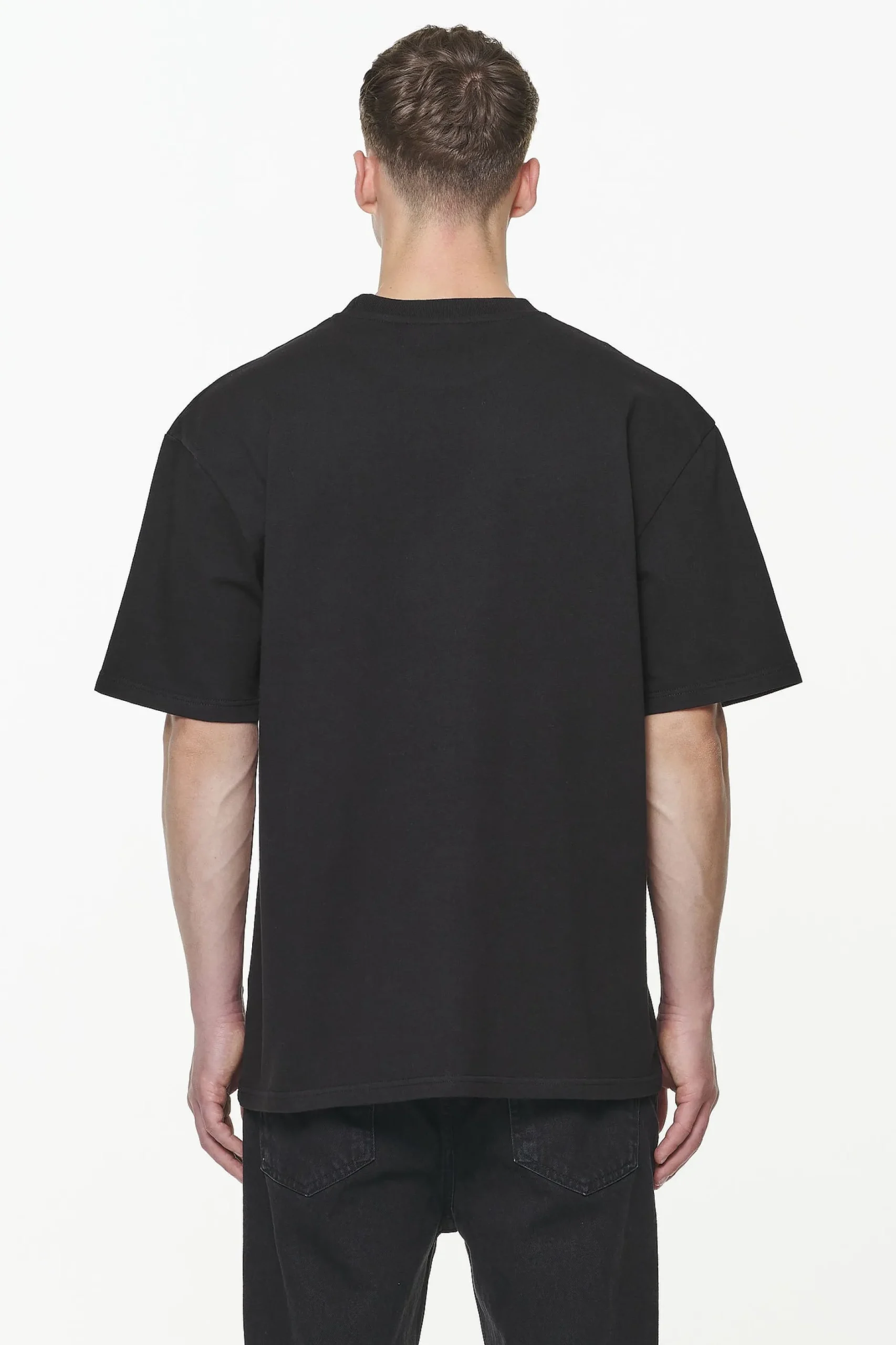 Pegador Tees|Nether Oversized Tee Vintage Washed Onyx Black