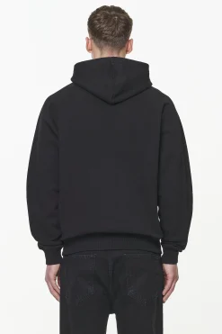 Pegador Hoodies|Nether Raglan Hoodie Vintage Washed Onyx Black