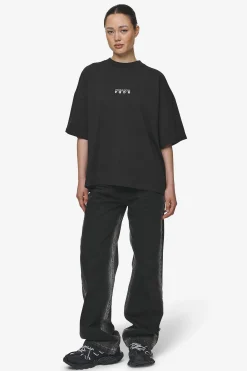 Pegador Tees|Nisa Heavy Oversized Tee Washed Black