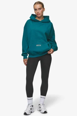 Pegador Hoodies|Nisa Oversized Hoodie Washed Urban Turquoise