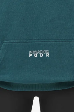 Pegador Hoodies|Nisa Oversized Hoodie Washed Urban Turquoise