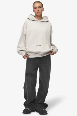 Pegador Hoodies|Nisa Oversized Hoodie Washed Moon Grey