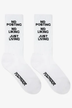 Pegador Socks|Socks|No Posting Socks White Black