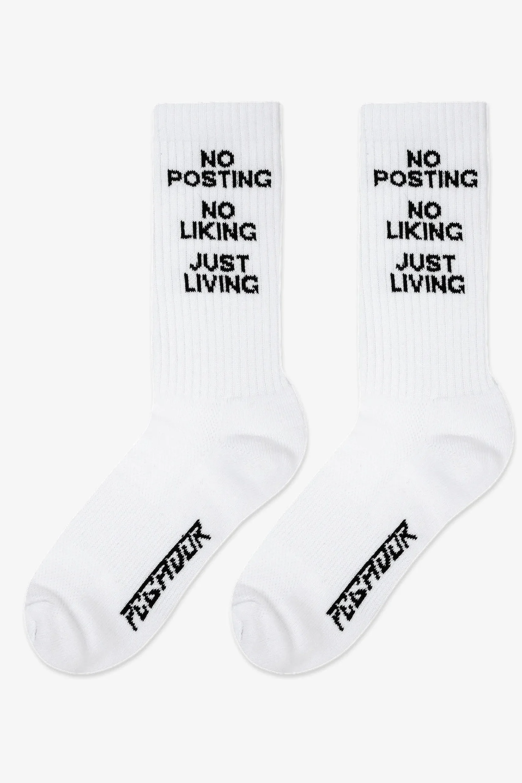 Pegador Socks|Socks|No Posting Socks White Black