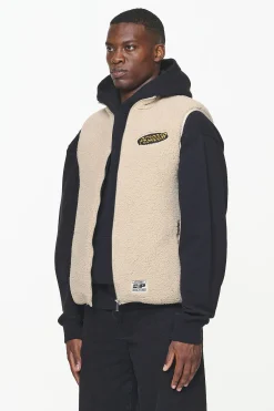 Pegador Vests|Orae Teddy Vest Kingdom Beige