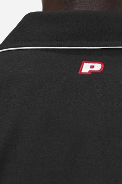 Pegador Jackets|Oris Varsity Jacket Black Cream