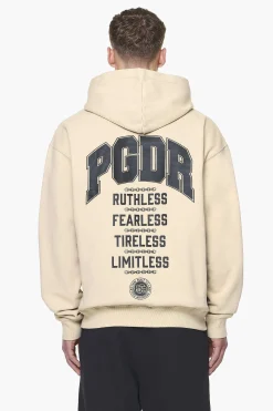 Pegador Hoodies|Orsett Oversized Hoodie Vintage Washed Kingdom Beige